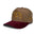 GAFES Gold Embroidered Suede PU Leather Brim Snapback Baseball Cap