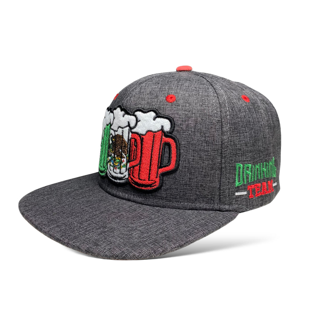 Drinking Team Mexico Beer Adjustable Baseball Hat Snapback Cap