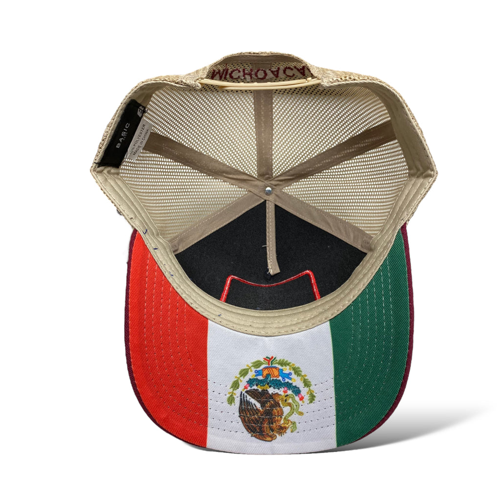 Wholesale Mexico Michoacan Patch Snapback Trucker Baseball Hat