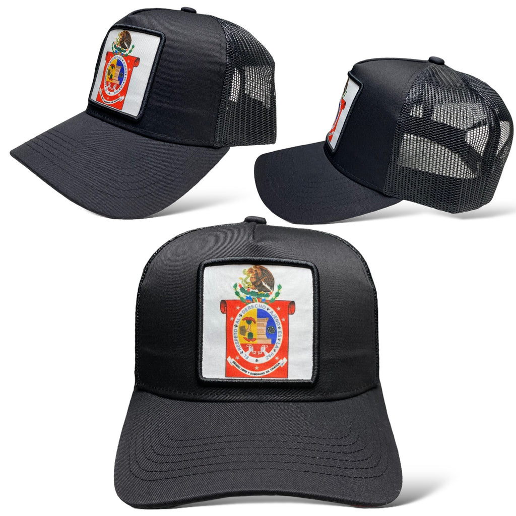 Wholesale Mexico Oaxaca Patch Snapback Trucker Baseball Hat