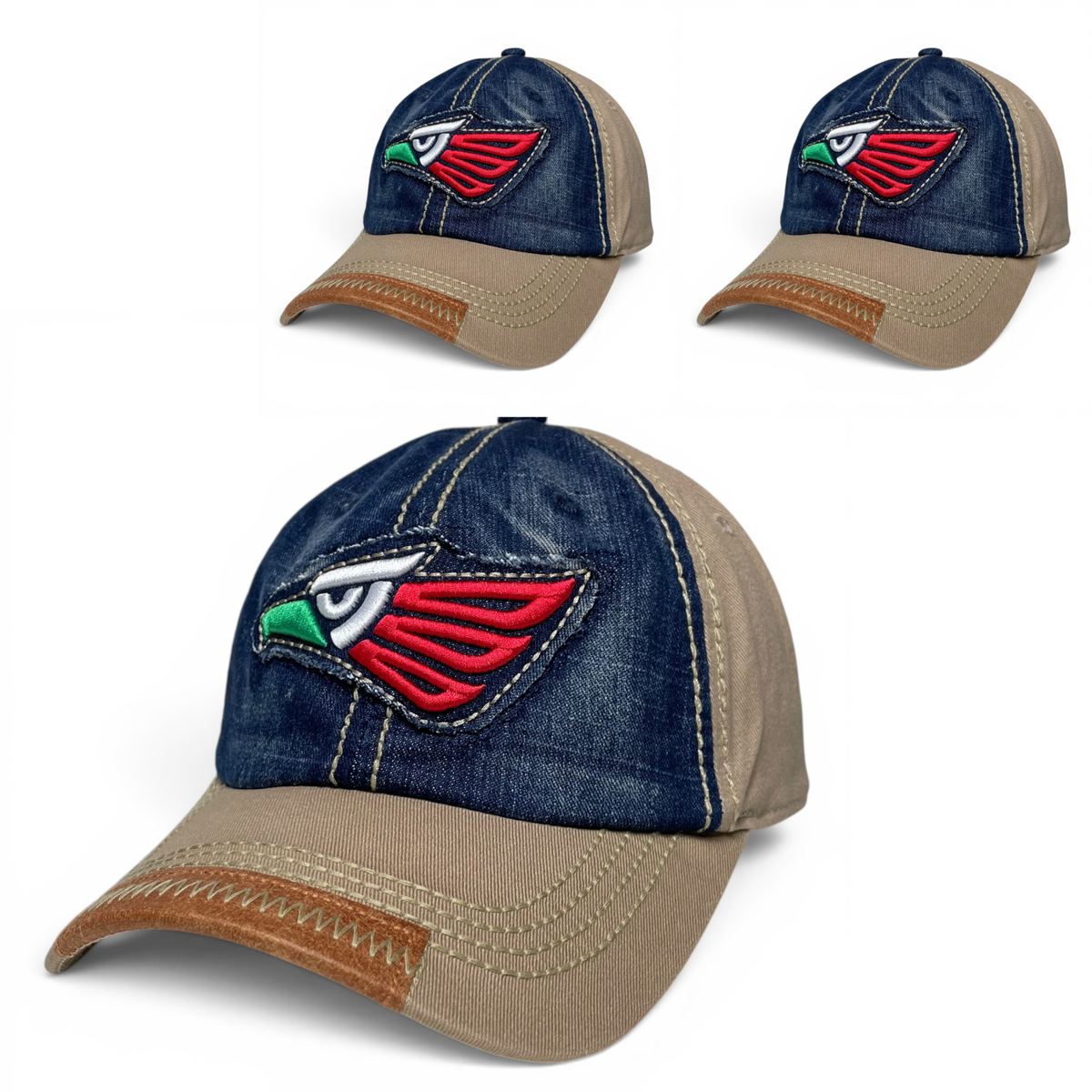 Hecho en Mexico Eagle Embroidered Dad Hat, Curved Brim, Adjustable