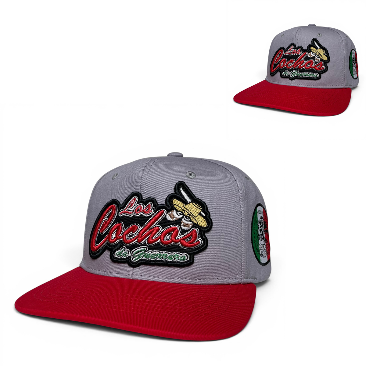 Los Cochos de Guerrero Mexico Embroidered Snapback Baseball Cap