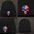 Men's Punisher Black Cuffed Beanie Winter Hat