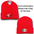 Mexico Winter Insulated Beanie Hat Front Embroidery and Back Flag Design