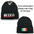 Winter Insulated Mexico Beanie Hat Front Embroidery and Back Flag Design