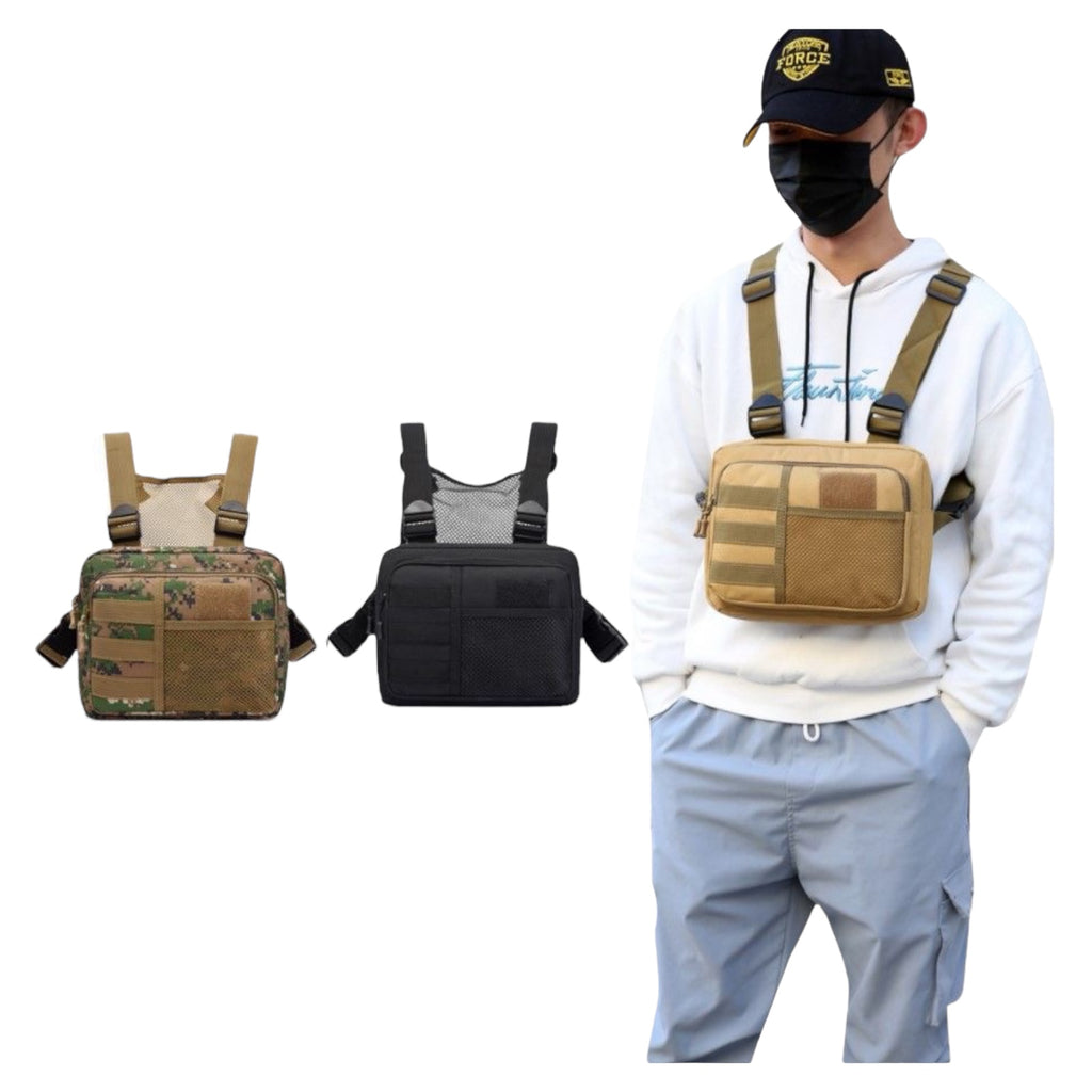 Men's Tactical Backpack Streetwear Multi-functional Chest Bag