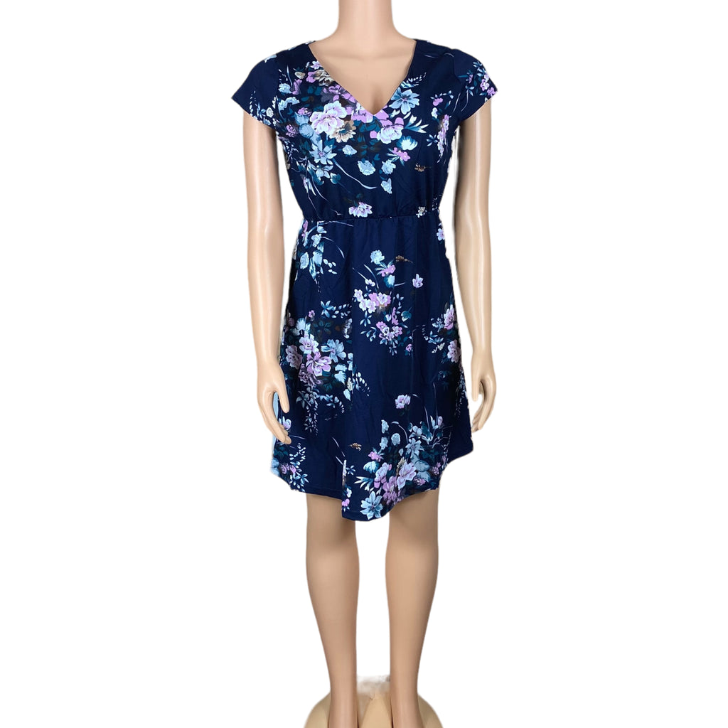 Women's Beach, Casual, Floral Short Sleeve Dress