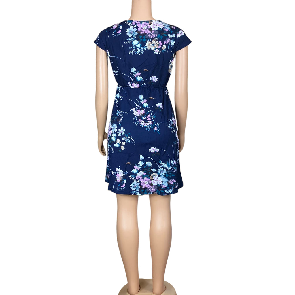 Women's Beach, Casual, Floral Short Sleeve Dress