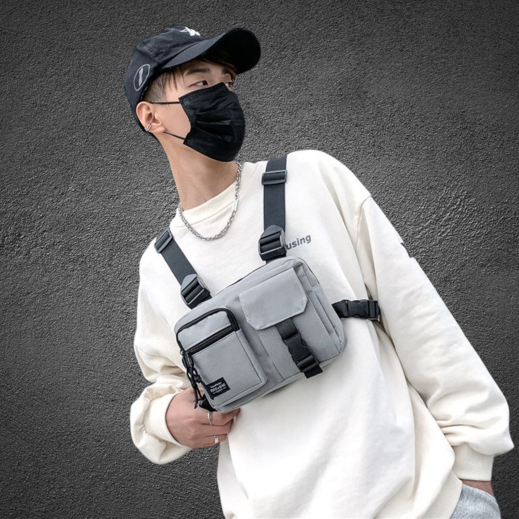 Men’s Hip-Hop Multi-functional Chest Bag