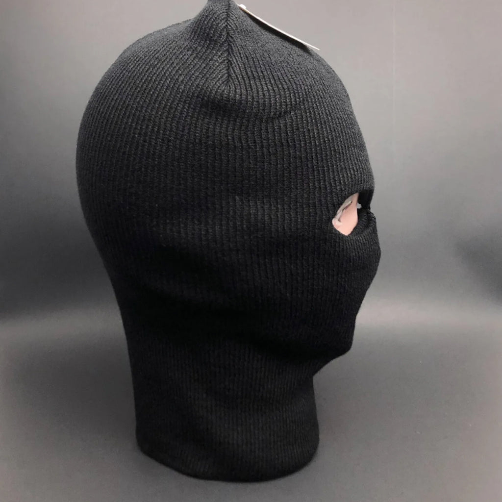 Black Unisex Ski Mask Balaclava - Winter Sports Face Mask for Outdoor Activities