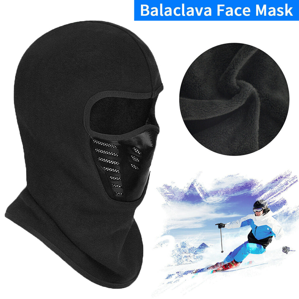 Balaclava Ski Full Face Mask Windproof Fleece Neck Warm for Winter Workwear