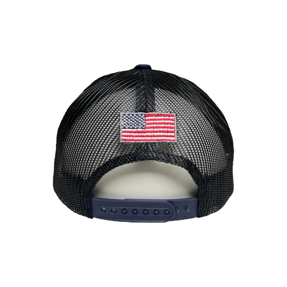 USA American Embroidered Snapback Baseball Cap, Curved Brim