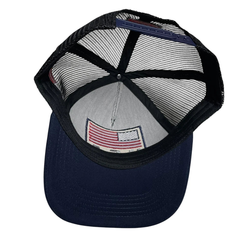 USA American Embroidered Snapback Baseball Cap, Curved Brim