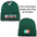 Winter Insulated Mexico Beanie Hat Front Embroidery and Back Flag Design
