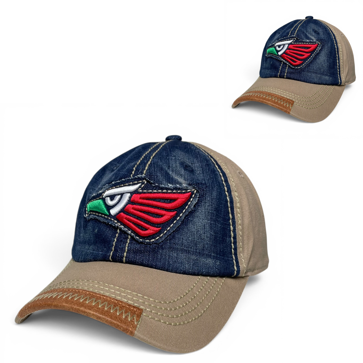 Hecho en Mexico Eagle Embroidered Dad Hat, Curved Brim, Adjustable