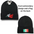 Mexico Winter Insulated Beanie Hat Front Embroidery and Back Flag Design