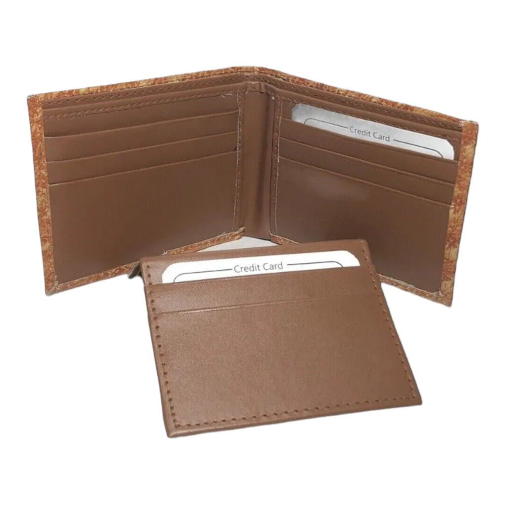 Men's Genuine Leather Ostrich Embossed Wallet