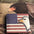 America flag and eagle printed bifold wallet