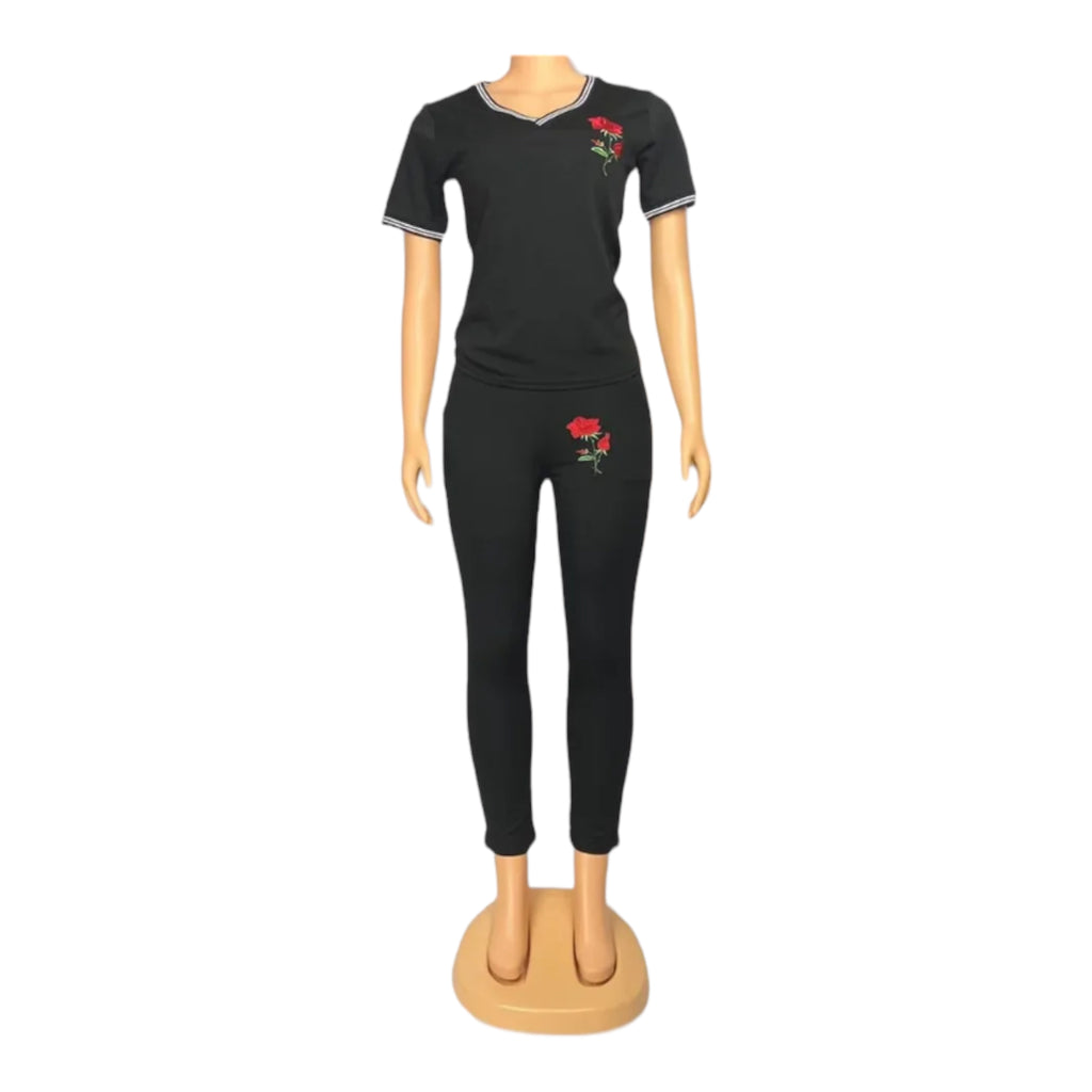 Women's T-Shirt & Leggings Outfit Set