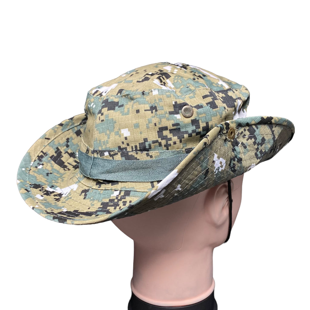 Men Women Camouflage Bucket sun Hat / Hiking Summer Hat