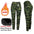 Women's High Waist Thermal Fleece Lined Camouflage Leggings with Zipper Pockets