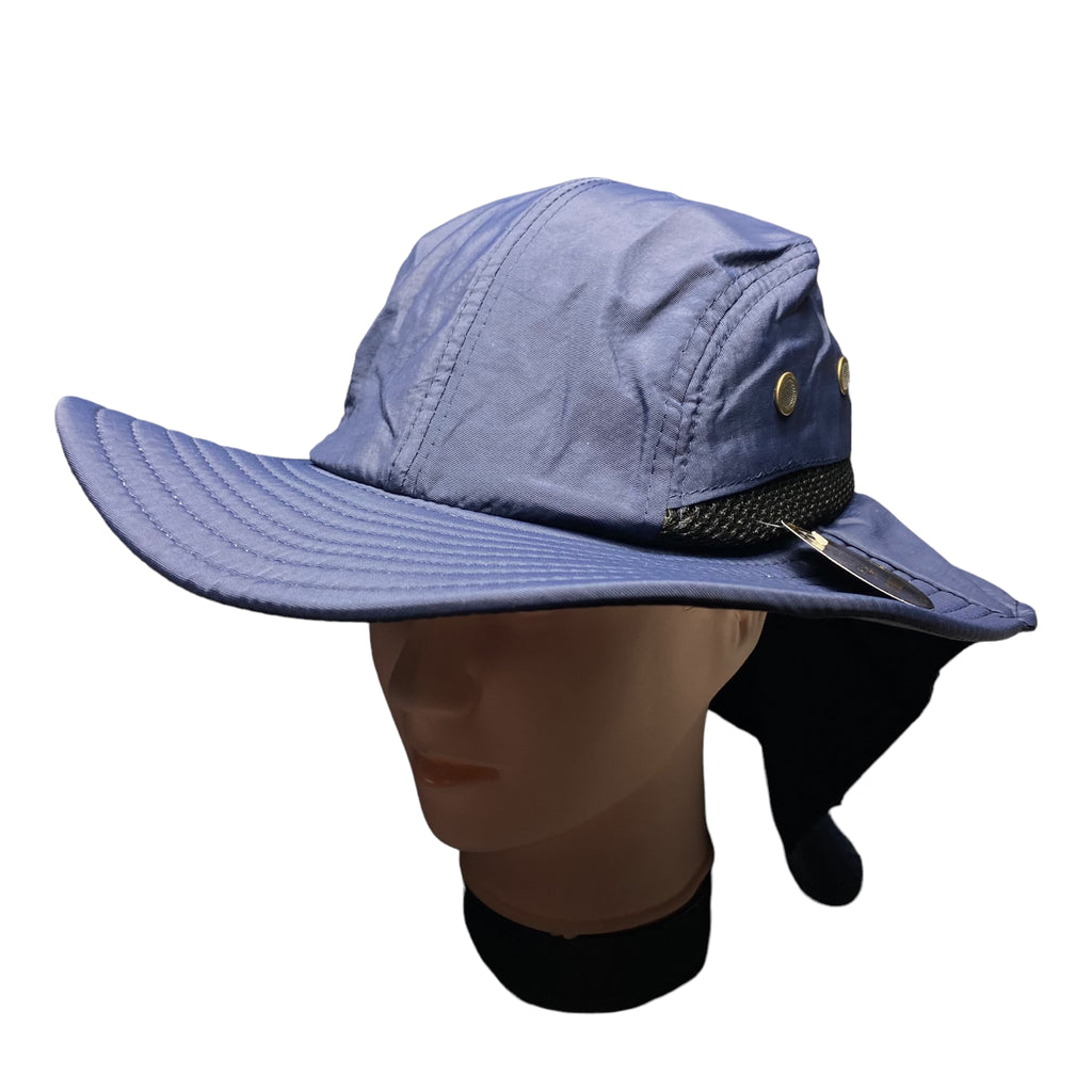 Men Women Sun Hats with Neck Flap UV Protection Wide Brim Bucket Mesh Breathable