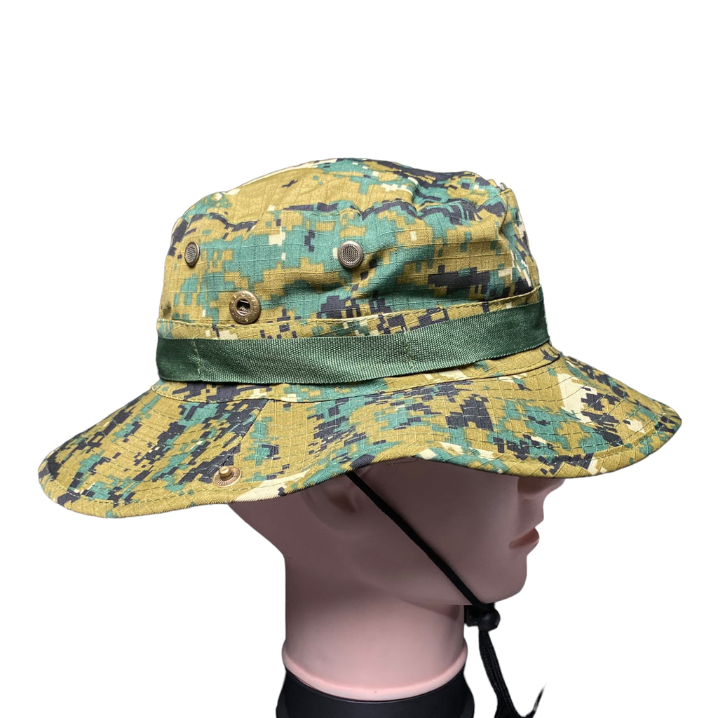 Men Women Camouflage Bucket sun Hat / Hiking Summer Hat