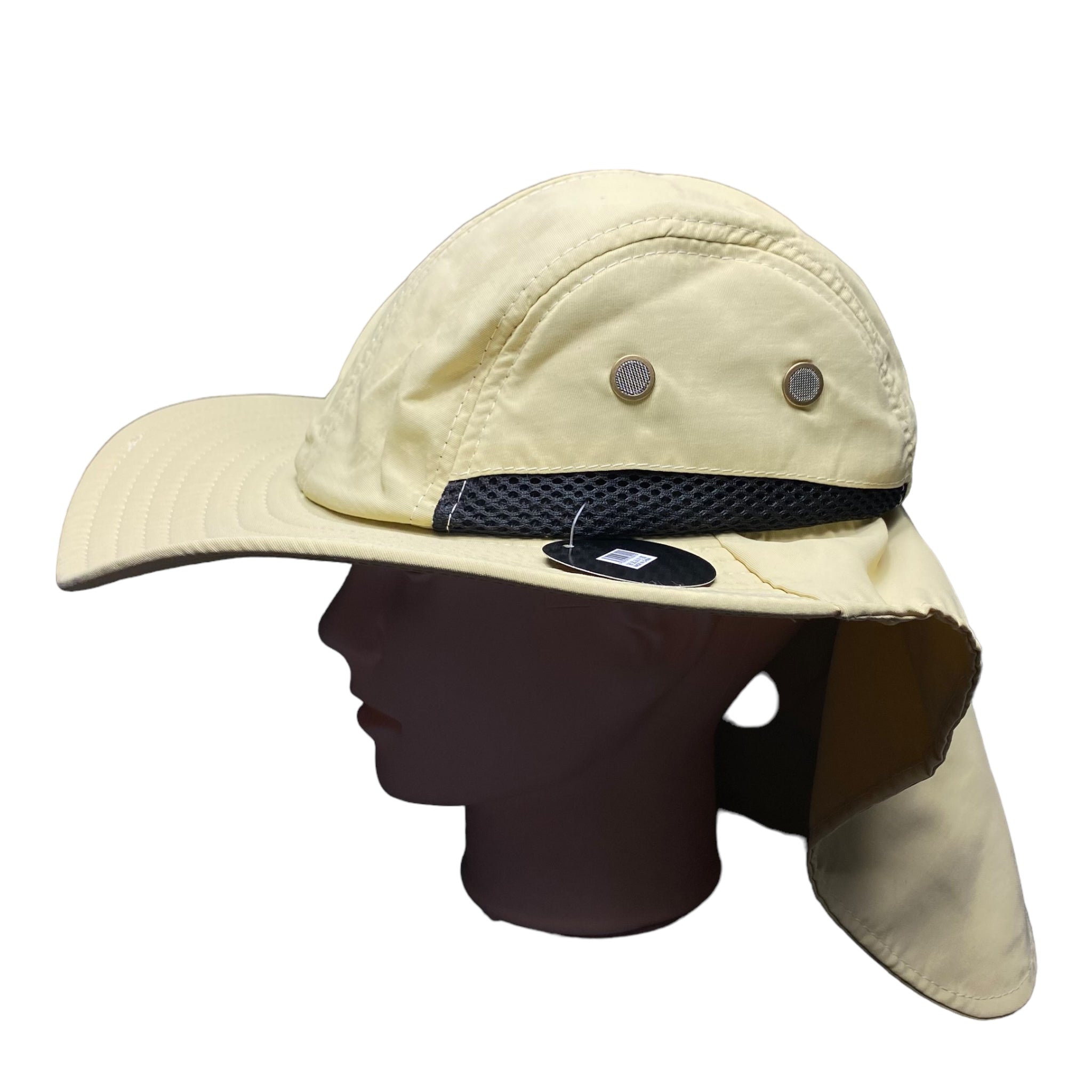 Men Women Sun Hats with Neck Flap UV Protection Wide Brim Bucket Mesh
