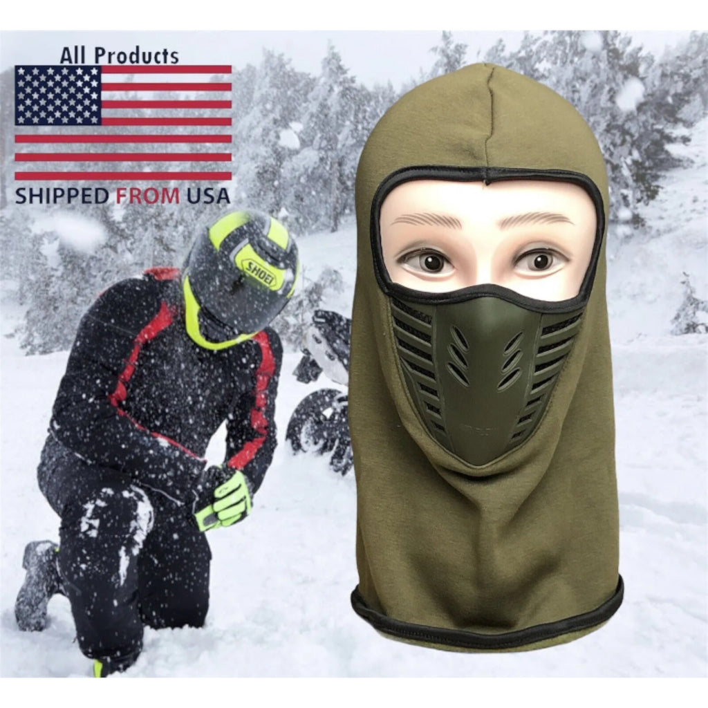 Winter Ski Balaclava Full Face Mask - Breathable Fleece with Air Vents