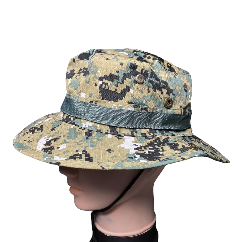 Men Women Camouflage Bucket sun Hat / Hiking Summer Hat