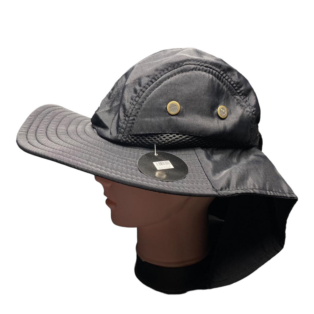 Men Women Sun Hats with Neck Flap UV Protection Wide Brim Bucket Mesh Breathable