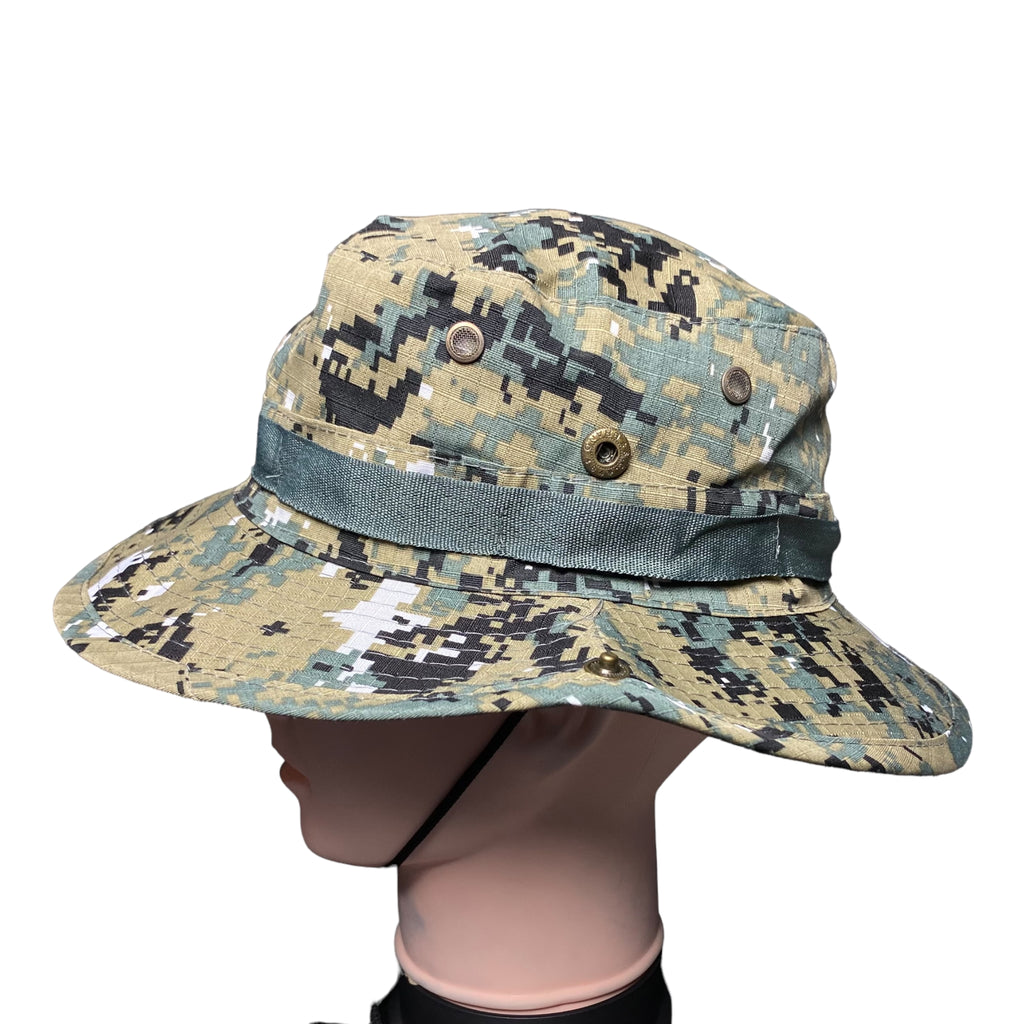 Men Women Camouflage Bucket sun Hat / Hiking Summer Hat