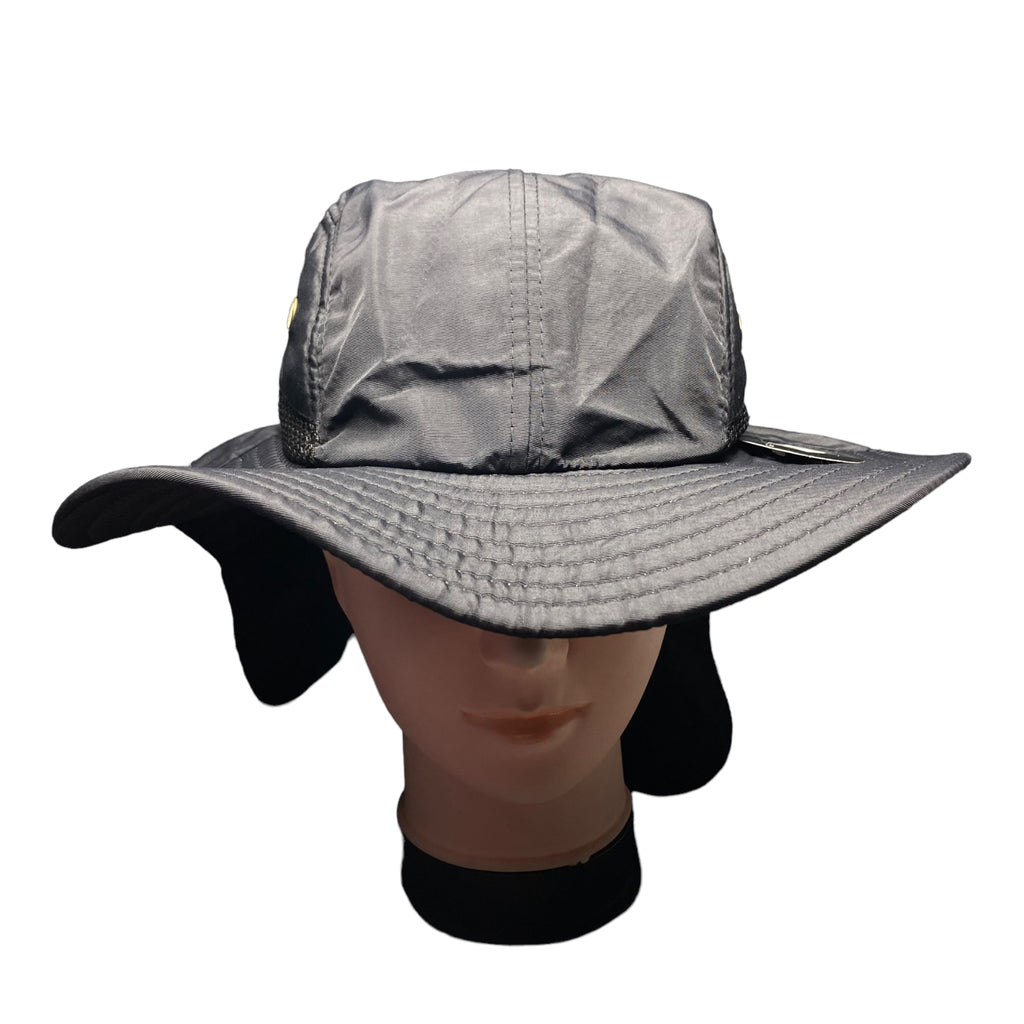 Men Women Sun Hats with Neck Flap UV Protection Wide Brim Bucket Mesh Breathable