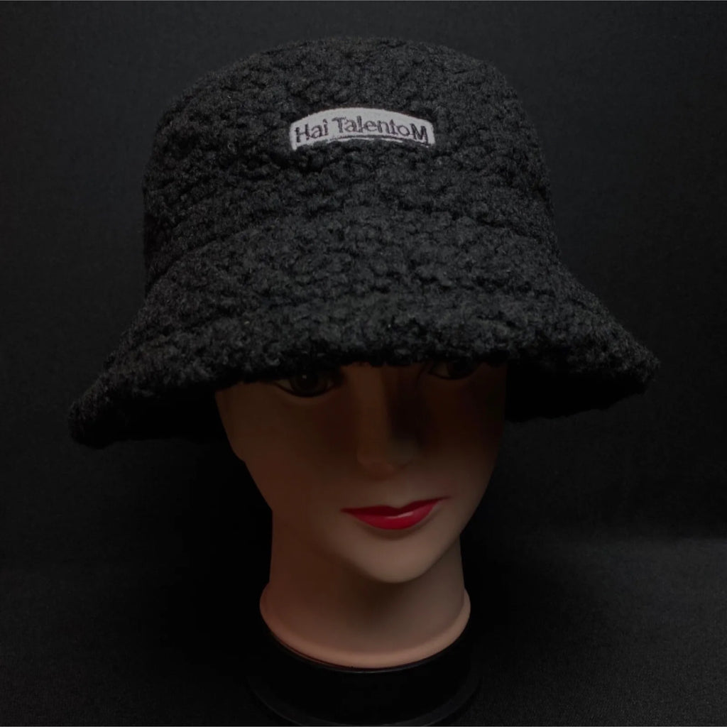 Fleece Women's Bucket Hat Soft Warm Winter Faux Fur Plush Cap