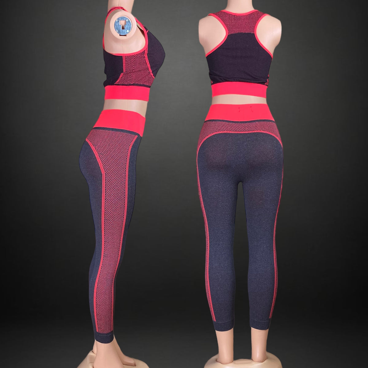Legging Set women's sport high waisted leggings & top set