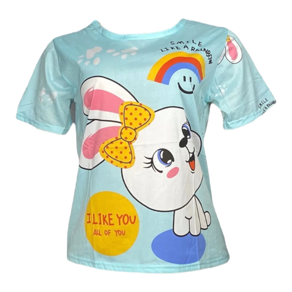 Girl's Pajamas Set T Shirt & Short Sleepwear Set