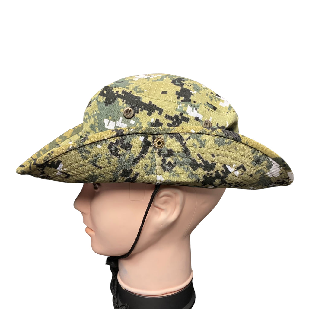 Men Women Camouflage Bucket sun Hat / Hiking Summer Hat