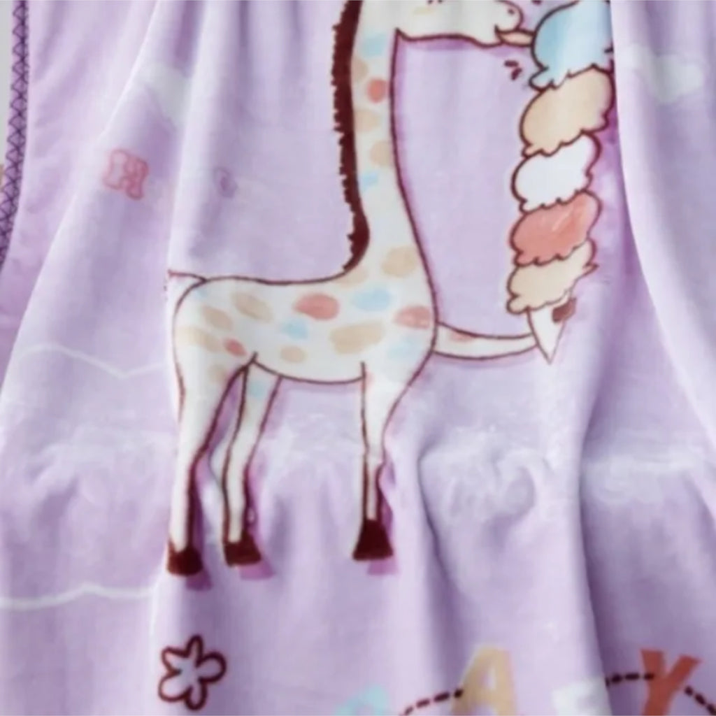 Giraffe Cloud Baby Blanket