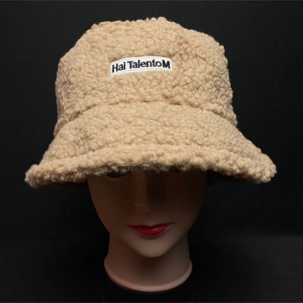 Fleece Women's Bucket Hat Soft Warm Winter Faux Fur Plush Cap