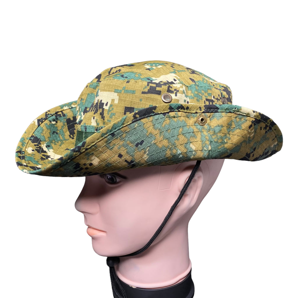 Men Women Camouflage Bucket sun Hat / Hiking Summer Hat