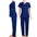 Women’s Active V-neck Nurses/Healt Care/Medical Top and Pants Set with Pockets