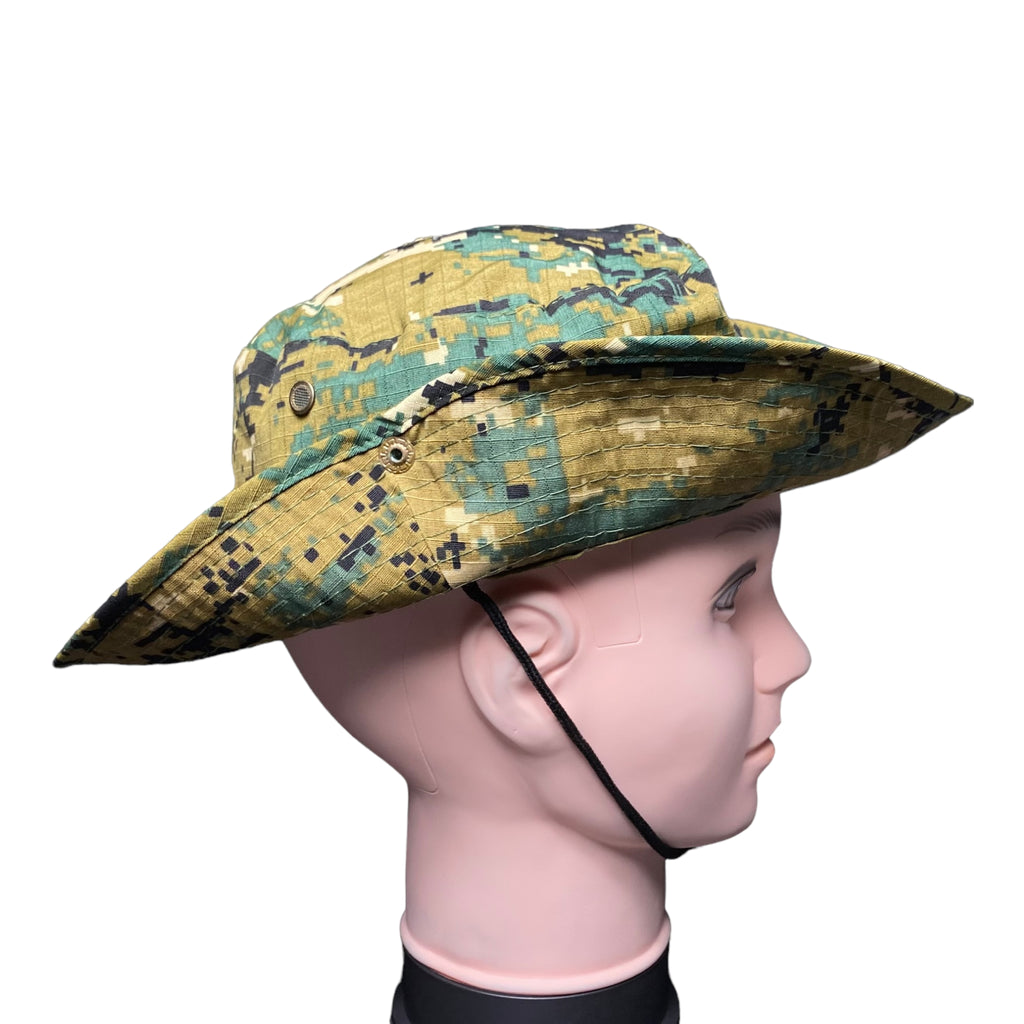 Men Women Camouflage Bucket sun Hat / Hiking Summer Hat