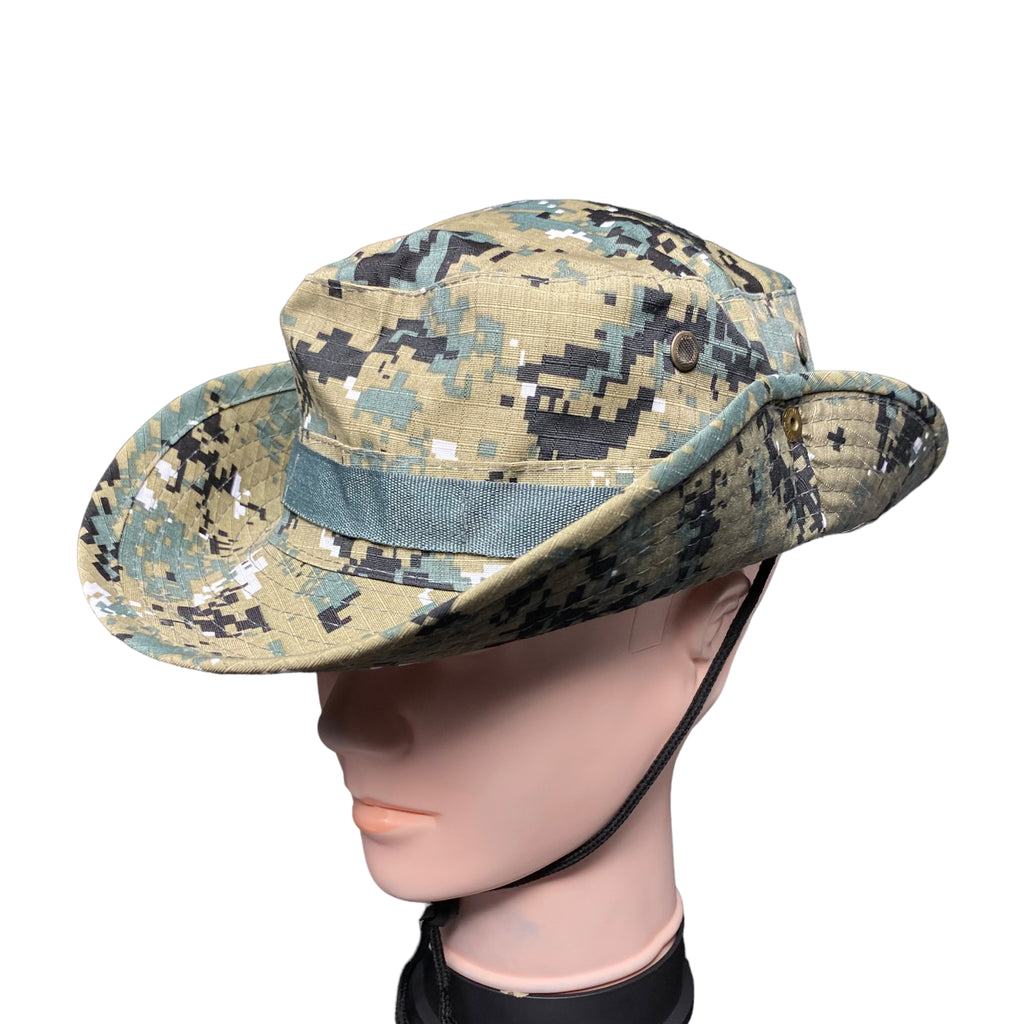 Men Women Camouflage Bucket sun Hat / Hiking Summer Hat