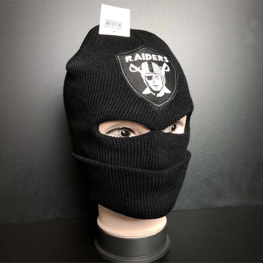 Full Face Ski Mask Embroidered Raiders Iron on Patch Balaclava