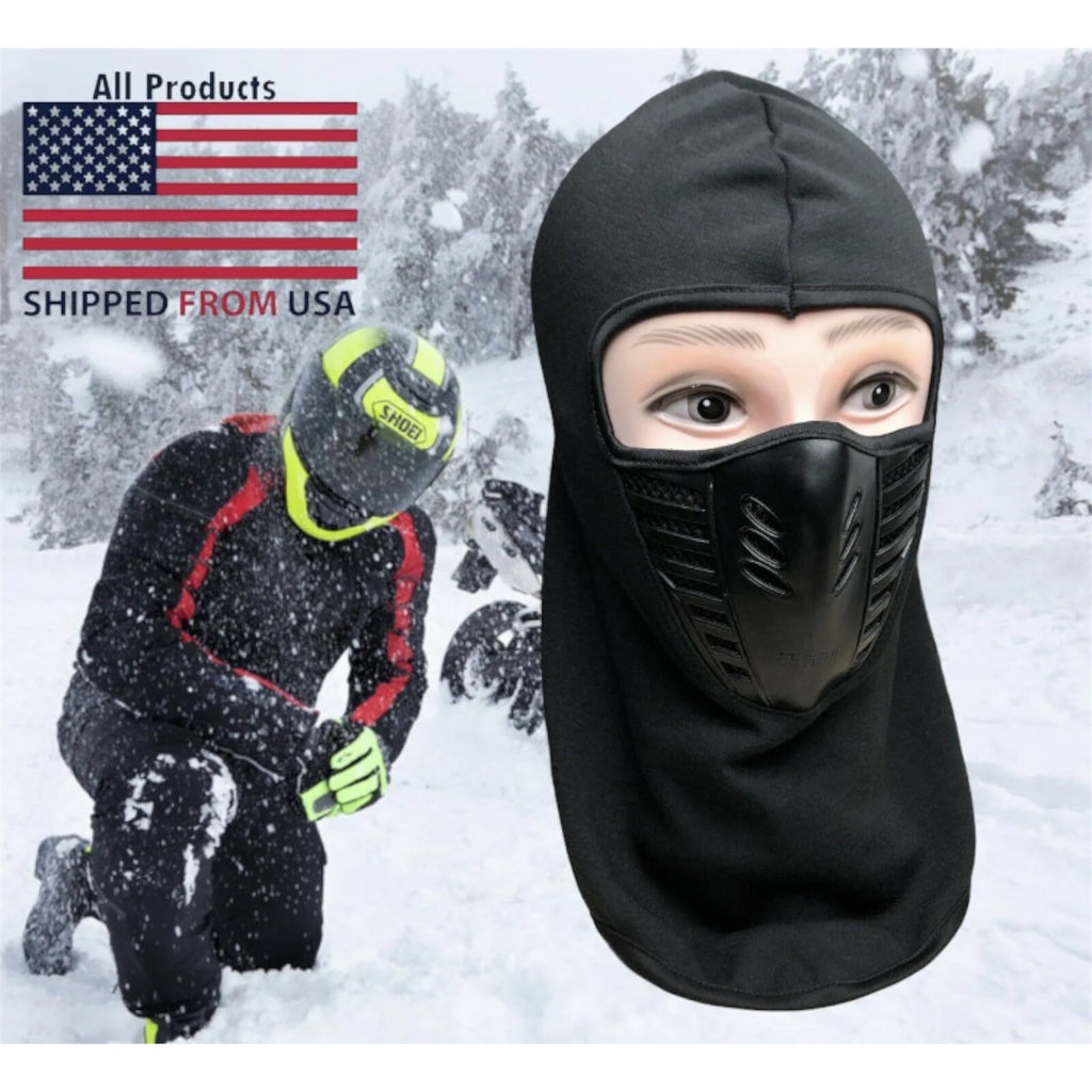 Winter Ski Balaclava Full Face Mask - Breathable Fleece with Air Vents