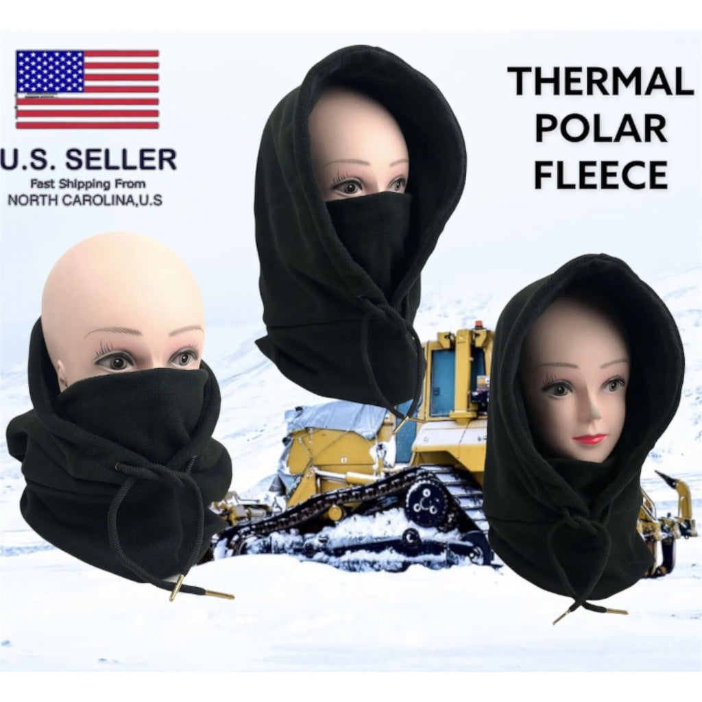 Winter Ski Mask Hat Thermal Hoodie Fleece Balaclava Full Face Cover