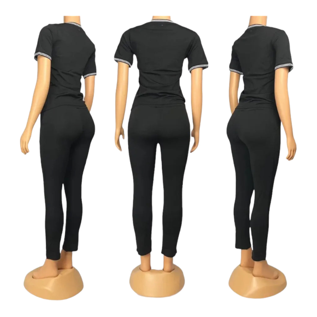 Women's T-Shirt & Leggings Outfit Set