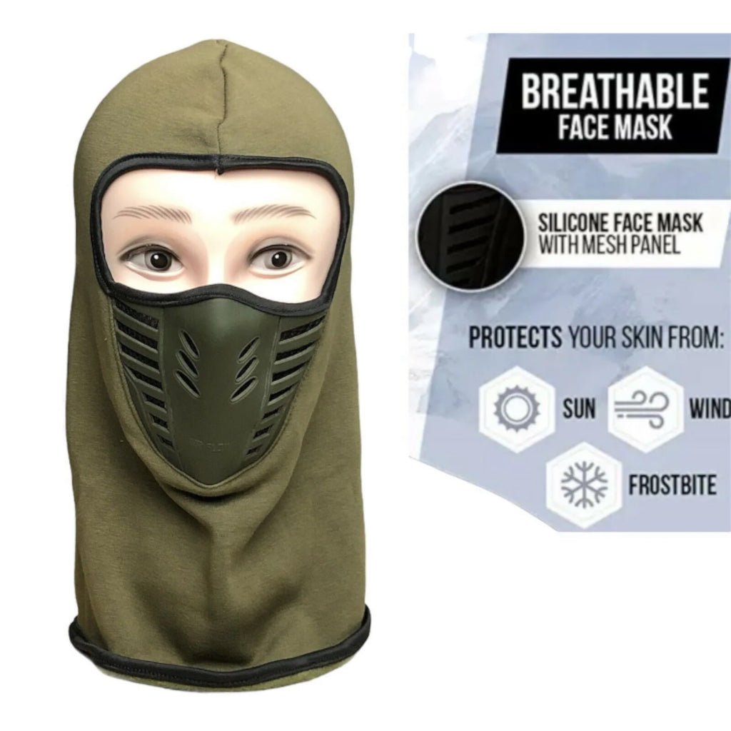 Winter Ski Balaclava Full Face Mask - Breathable Fleece with Air Vents