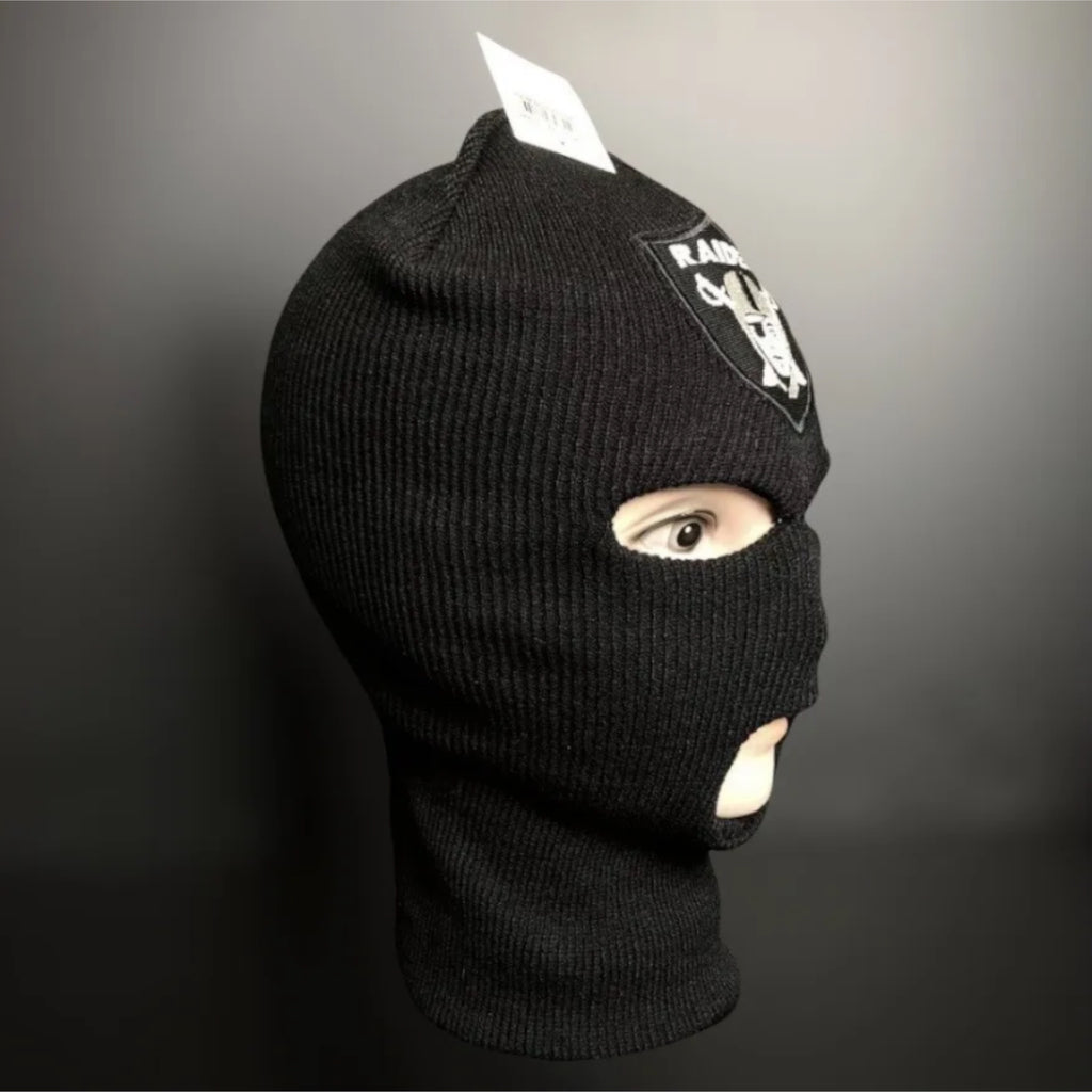 3 Hole Full Ski Mask Balaclava Riders Iron Patch