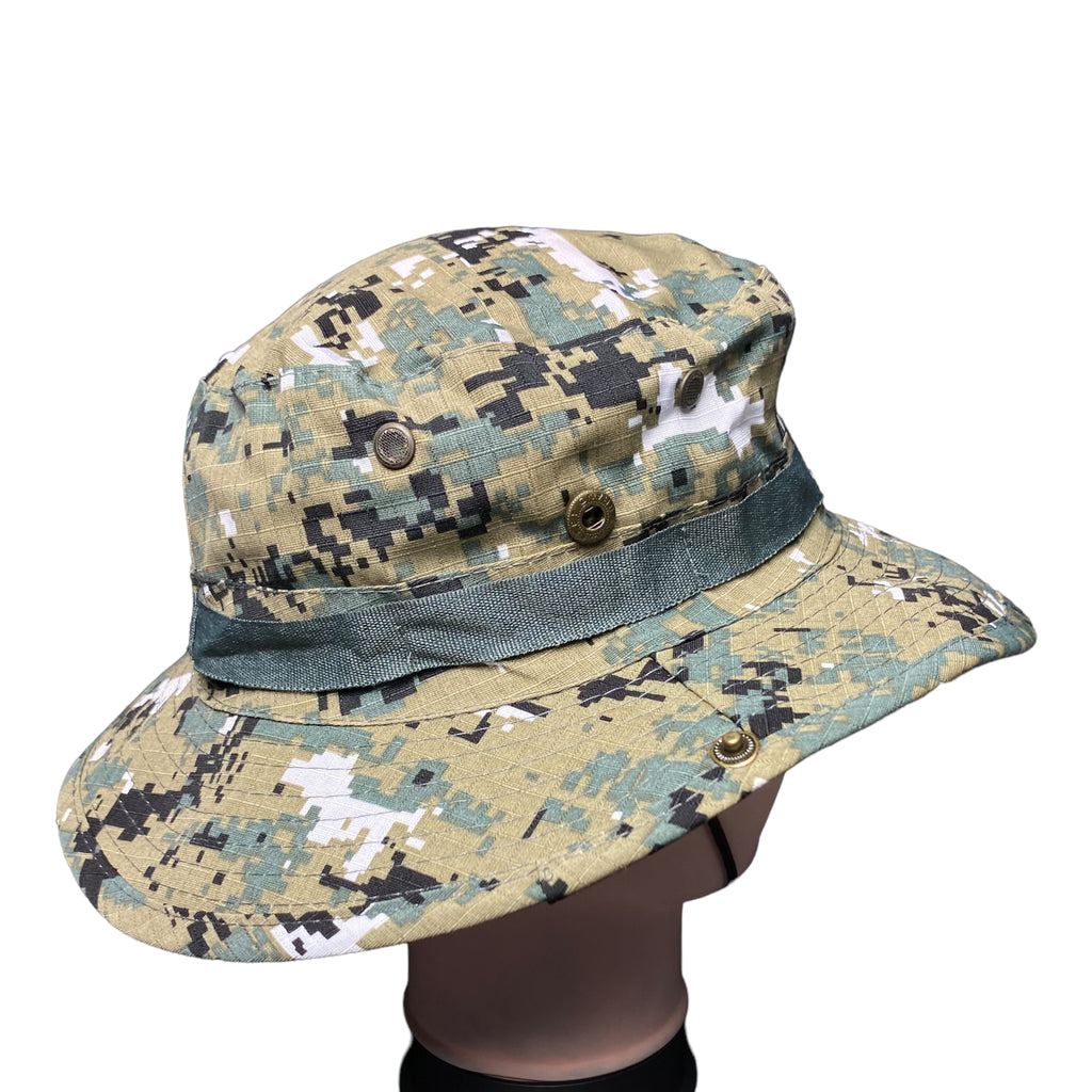 Men Women Camouflage Bucket sun Hat / Hiking Summer Hat